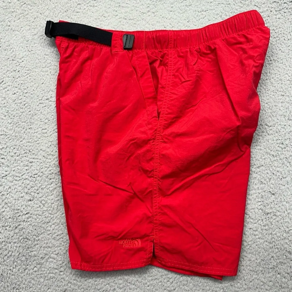 The North Face AU2F Mens Medium Long Outdoor Water Sports‎ Red Shorts T183